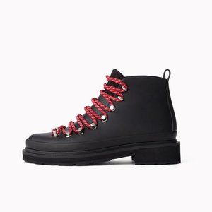 SOLD - Rag & Bone Compass Rain Combat Hiking Boots black 7 37